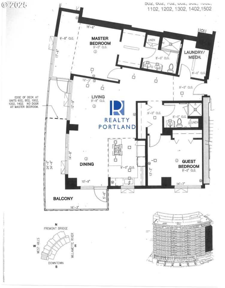 Plan 02 — 2 Bedroom floor plan